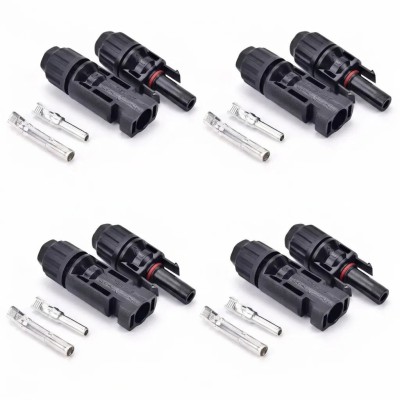 4 Set or 4 Pair - MC4 Connector for Solar Systems (30A, 1000V)